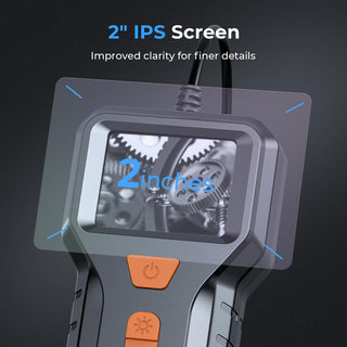 Telecamera endoscopica con dysplay 2” 5 metri 8 led zoom 2X HD 1080P