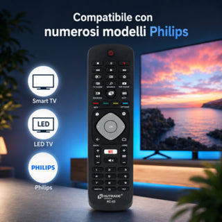 Telecomando universale compatibile per televisore smart TV Philips