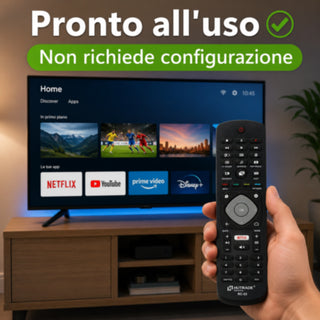 Telecomando universale compatibile per televisore smart TV Philips