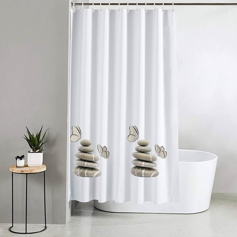 Chickw11 Tende da Doccia Impermeabile Antimuffa Tenda da Bagno con 12 Chickw11 Tende da Doccia Impermeabile Antimuffa Tenda da Bagno con 12