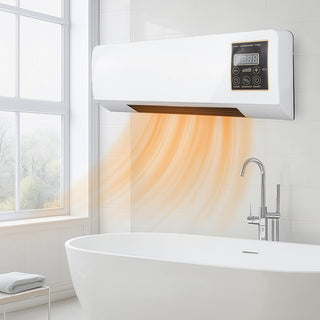 Termoconvettore aria calda fredda 1500W con telecomando caldo bagno