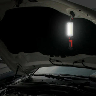 Torcia da lavoro led ricaricabile gancio 20W base calamitata a pinza