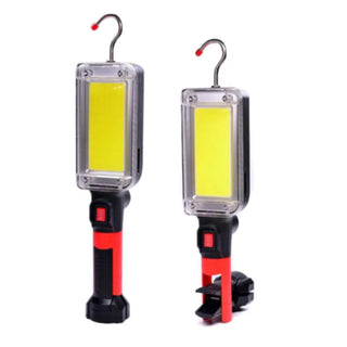 Torcia da lavoro led ricaricabile gancio 20W base calamitata a pinza