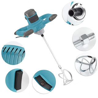 Impastatore elettrico 1500W trapano miscelatore con frusta 6 velocità