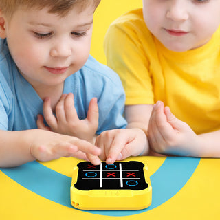 Gioco elettronico portatile Tris 3 in 1 Tic Tac Toe memoria velocità