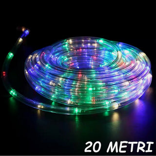 Tubo luminoso a led luci di natale multicolor rgb 8 modalità di giochi