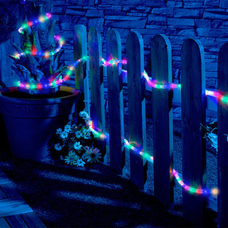 Tubo luminoso a led luci di natale multicolor rgb 8 modalità di giochi