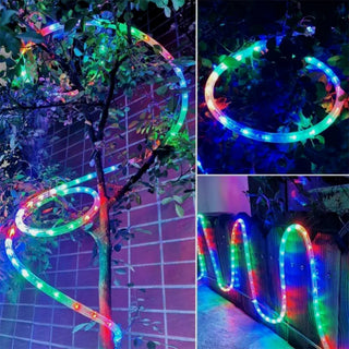 Tubo luminoso a led luci di natale multicolor rgb 8 modalità di giochi