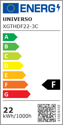 Mini plafoniera a led quadrata 22 watt tecnologia CCT da 3000k a 6500k