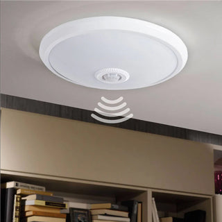 Plafoniera led con sensore di movimento 15 watt luce fredda 6500k