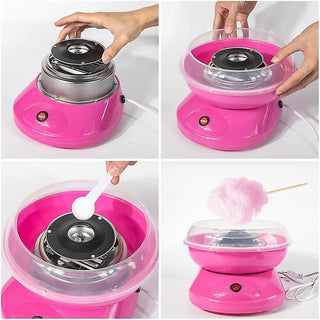 Macchina per zucchero filato per feste bambini Cotton Candy 400 Watt