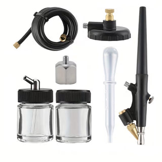 Aerografo con accessori per decorazione decoupage Nail Art disegni