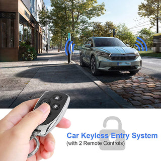 Sistema allarme auto antifurto universale sirena 15W 2 telecomandi