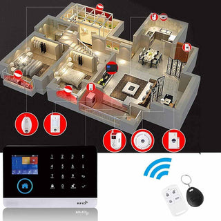 Sistema di allarme di sicurezza gsm wireless completo con app sms