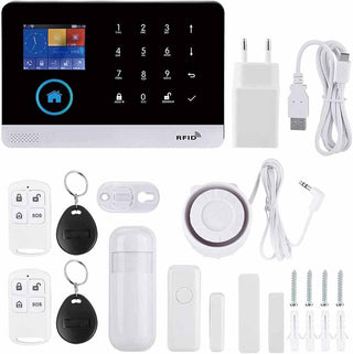 Sistema di allarme di sicurezza gsm wireless completo con app sms