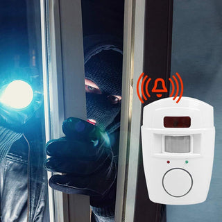 Allarme con due telecomando con rilevatore di movimento di 110°