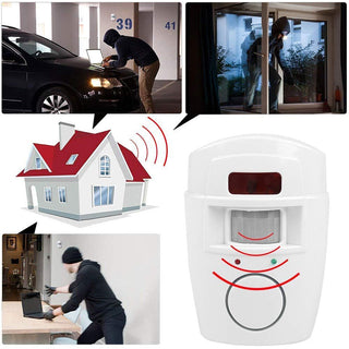 Allarme con due telecomando con rilevatore di movimento di 110°