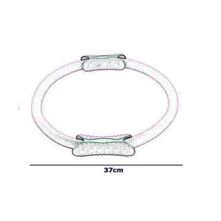 Anello da pilates 37 cm flessibile x addominali gambe braccia