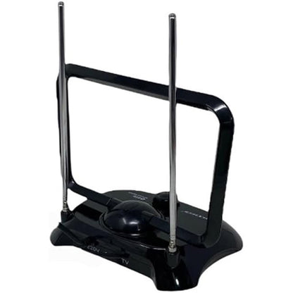 Antenna tv amplificata per interni fino a 38db ricezione digitale terrestre DVB T T2 segnale ultra hd risoluzione 4k uhf vhf