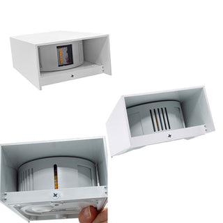 Applique led 10W da esterno doppio fascio di luce regolabile IP65