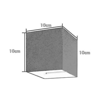 Applique da parete LED COB 12 watt grigio doppia emissione luce IP55