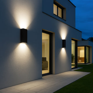 Applique da esterno a doppia emissione di luce 8W tecnologia CCT IP65