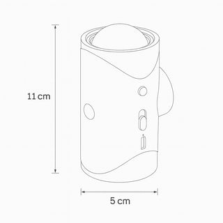 Applique a led ricaricabile RGB con sensore crepuscolare di movimento