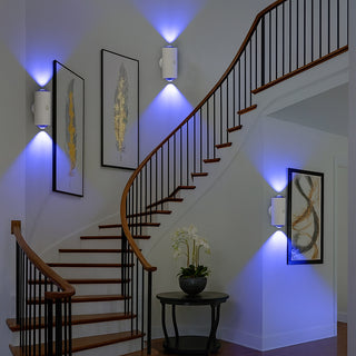 Applique a led ricaricabile RGB con sensore crepuscolare di movimento