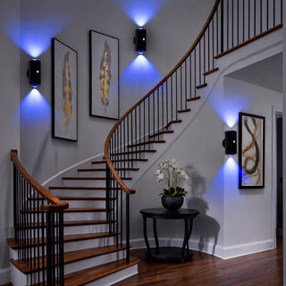 Applique a led ricaricabile RGB con sensore crepuscolare di movimento