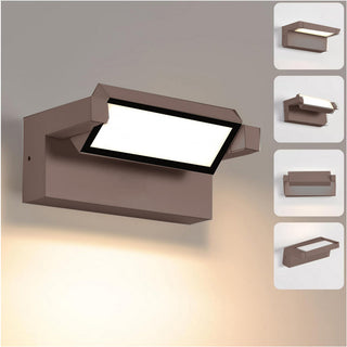 Applique da parete per esterno 21W tecnologia CCT3 inclinabile  IP65