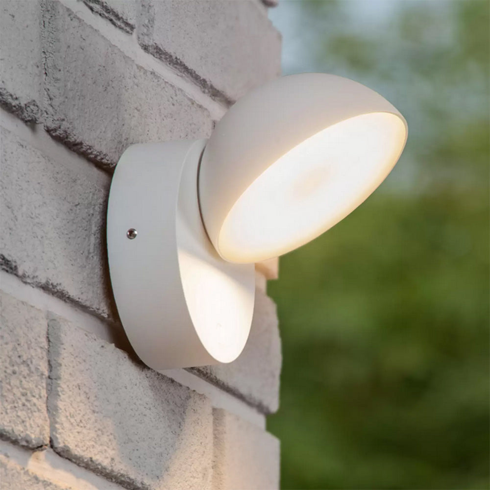 Applique a led da esterno 12 watt con teconologia cct 3 tonalità di luce lampada da parete bianco o grigio