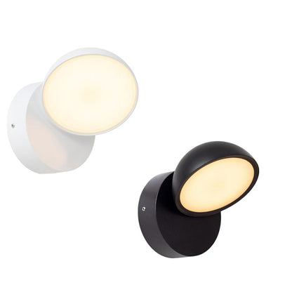 Applique a led da esterno 12 watt con teconologia cct 3 tonalità di luce lampada da parete bianco o grigio