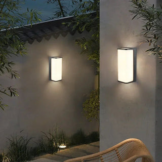 Applique LED da esterno nero 10 Watt IP65 per facciate e balconi
