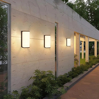 Applique LED da esterno nero 10 Watt IP65 per facciate e balconi