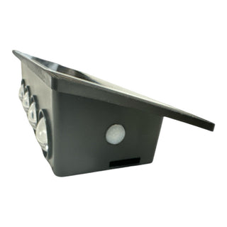 Applique doppia emissione pannello solare 8 e 12 led 2 colori di luce