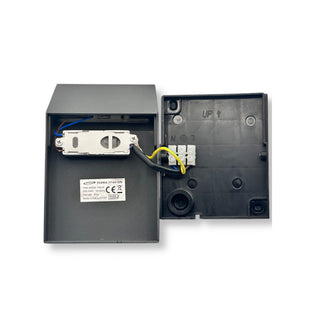 Lampione giardino o applique da parete nero a LED 10 watt IP54 4000k