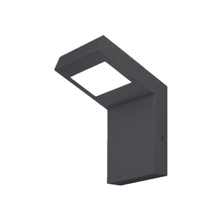 Lampione giardino o applique da parete nero a LED 10 watt IP54 4000k