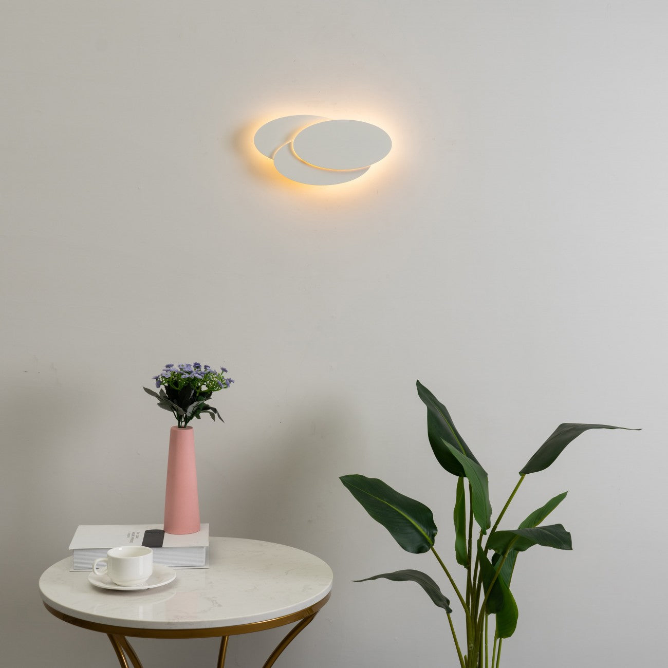 Applique a led ovale con 3 ovali 12 watt lampada a parete lumetto lume da comodino moderno abat jour luce bianca 6500k calda 3000k naturale 4000k