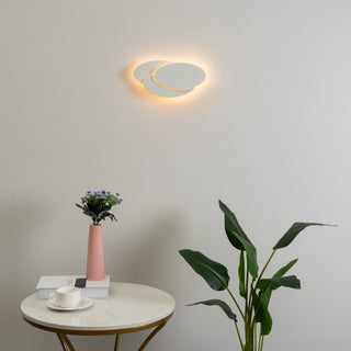 Applique led 3 ovali 12 watt da parete bianca luce 6500k 3000k 4000k