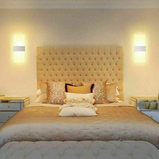 Applique led rettangolare 10 watt doppia emissione 3 colorazione luce