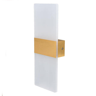 Applique led rettangolare 10 watt doppia emissione 3 colorazione luce