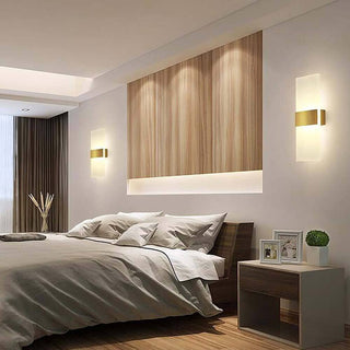 Applique led rettangolare 10 watt doppia emissione 3 colorazione luce
