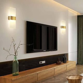 Applique led rettangolare 10 watt doppia emissione 3 colorazione luce