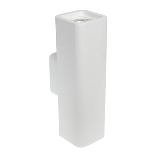 Applique parete doppia emissione di luce in gesso cubo GU10