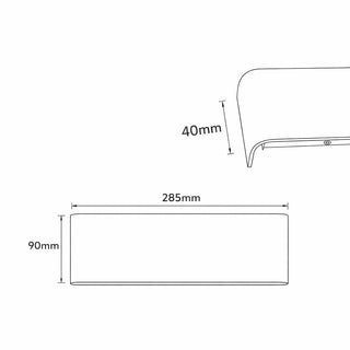 Applique led a parete 15W up-down doppia emissione luce tecnologia CCT