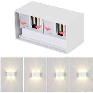 Applique led 24W doppia emissione luce 2 diffusore tecnologia CCT IP65