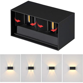 Applique led 24W doppia emissione luce 2 diffusore tecnologia CCT IP65