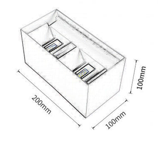 Applique led 24W doppia emissione luce 2 diffusore tecnologia CCT IP65