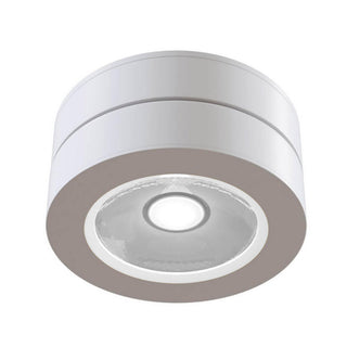 Applique orientabile 1 led cob 7 watt luce da parete soffitto bianco