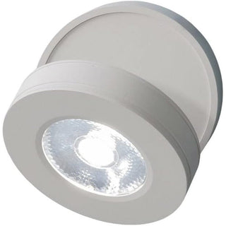 Applique orientabile 1 led cob 7 watt luce da parete soffitto bianco